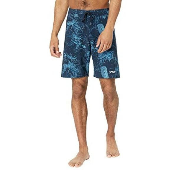 Oakley Men's Standard Ohana Floral 20" Boardshort, Blue Flower Frog, 31 - Picture 1 of 1